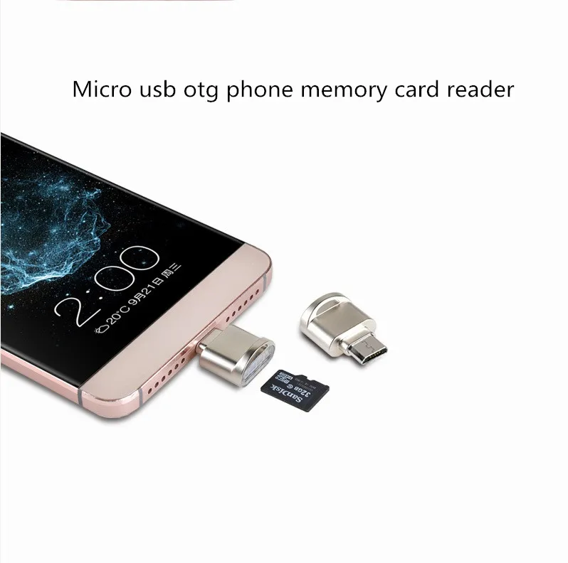 

Android Phones Adapter Micro USB Micro SD TF Card Reader OTG Adapter For SAMSUNG GALAXY S5 Mini/GALAXY S5 Neo/GALAXY S6