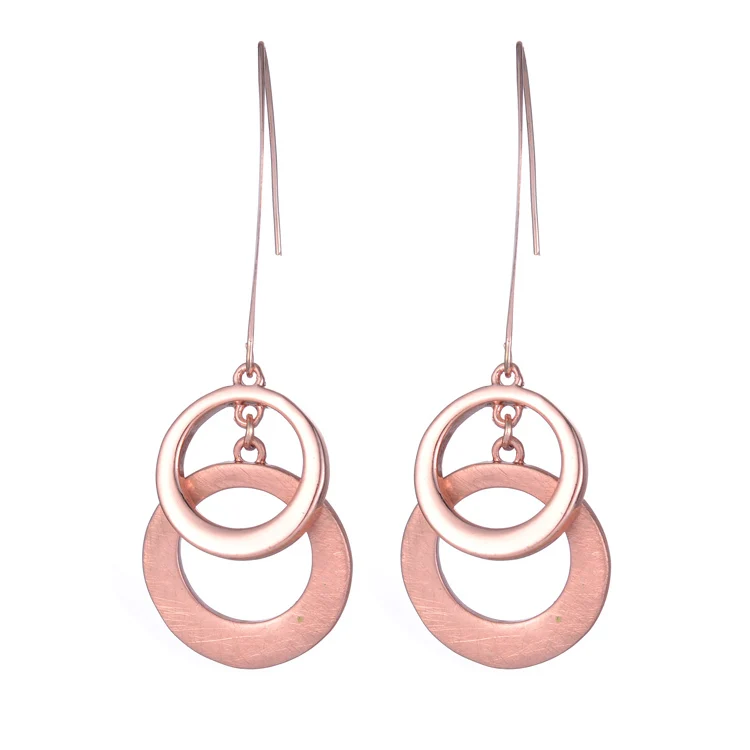 Shineland Новое поступление bijoux/трендовые/розовое bijoux сплав пирсинг Circel серьги для