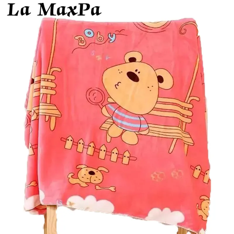 

Thicken Double Layer Baby Blanket Velvet Infant Swaddle Envelope Stroller Wrap Sleeping Blanket Baby Bedding Blankets 100*140cm