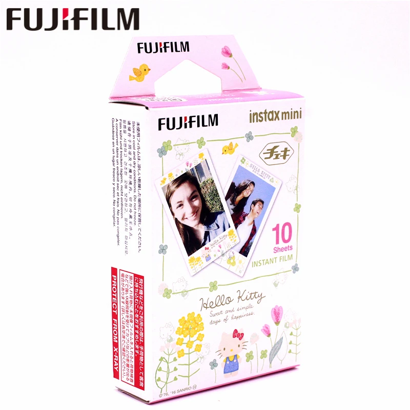 Новая фотобумага Fujifilm 10 листов Instax Mini Hello kitty для камеры Instax Mini 8 7 s 9 25 50 s 90 SP-1 SP-2