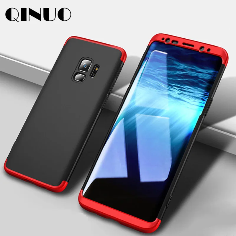 

QINUO Full Cover Case Trend GKK Shockproof Case For Samsung A6 A7 A8 Plus 2018 A9 Star Lite S6 S7 Edge S8 S9 Plus Note 8 9 Funda