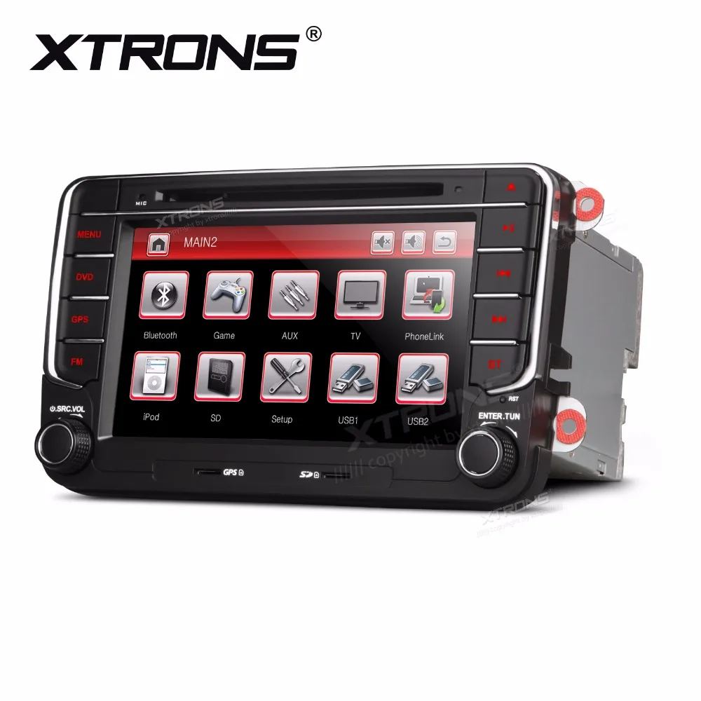XTRONS 7 ''автомобильный dvd-плеер 2 din gps навигация Радио для Volkswagen Golf Plus Passat CC Magotan Tiguan Sharan для сиденья для Skoda