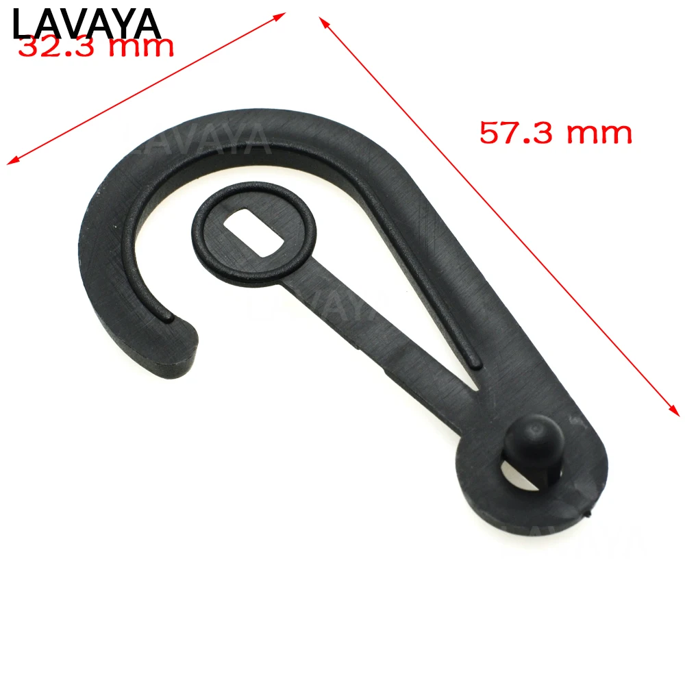 

10pcs Gloves Hook Plastic Black Buckles Snap Hook With O-Ring Used For Shower Curtains