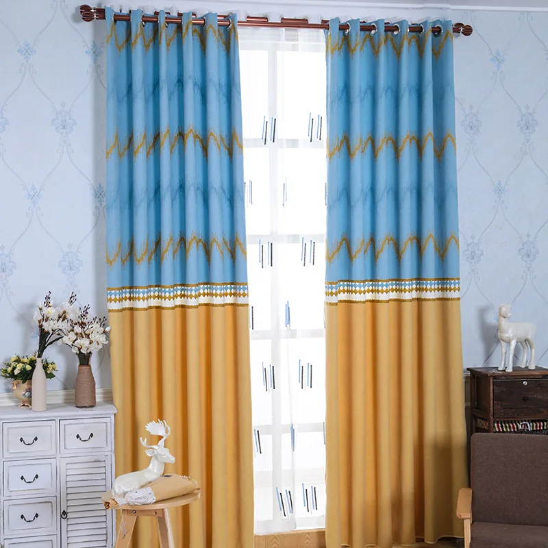

Modern Schiff Embroidery Shade Curtains for Living Dining Room Bedroom.