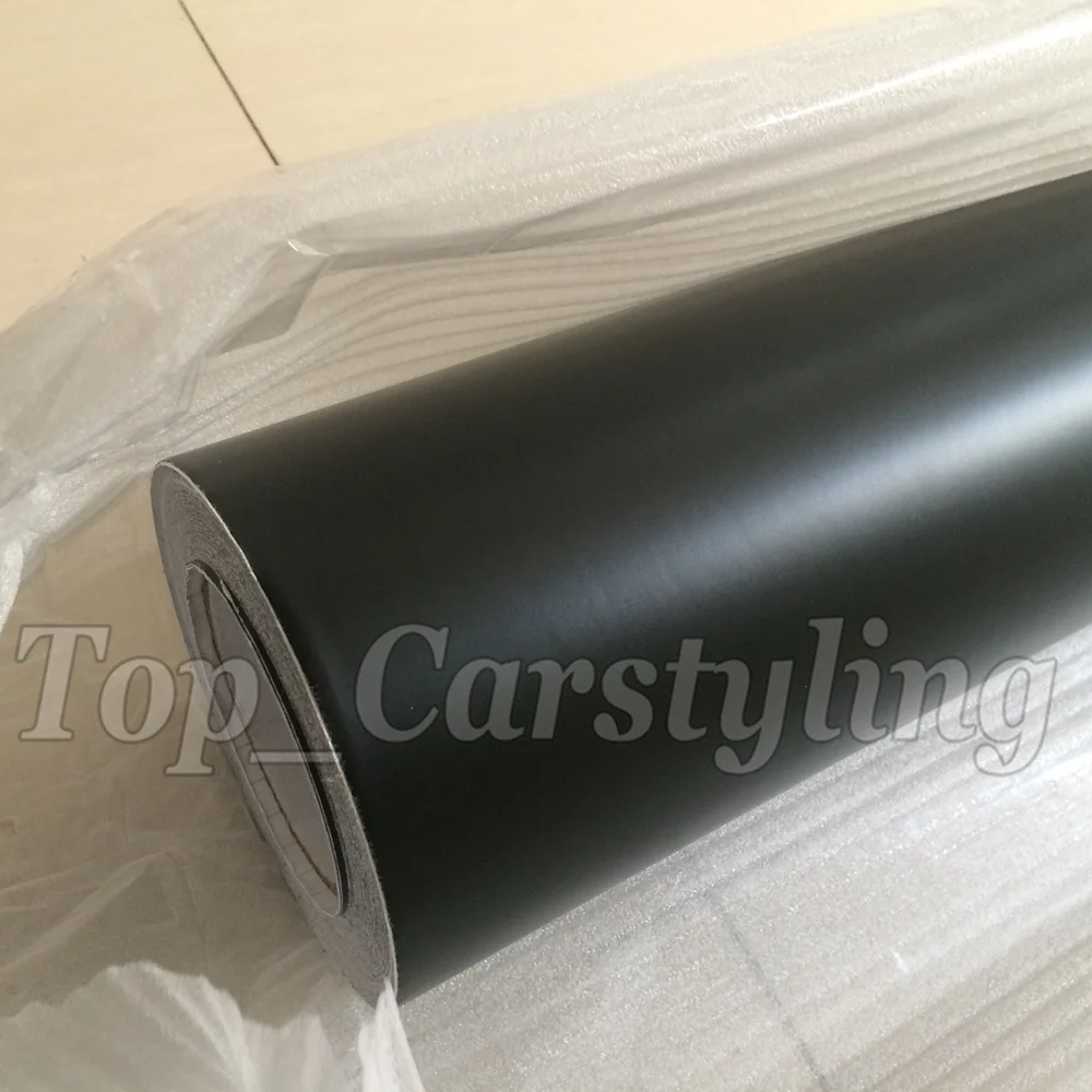 satin Matte black vinyl car wrapping film 3m satin wrapping (3)