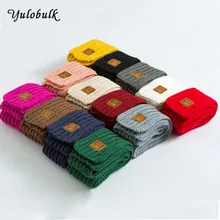 Осенне-зимний теплый вязаный шарф для маленьких мальчиков и девочек, шарф для мамы и ребенка, милые однотонные Детские шарфы ярких цветов, теплый женский шарф