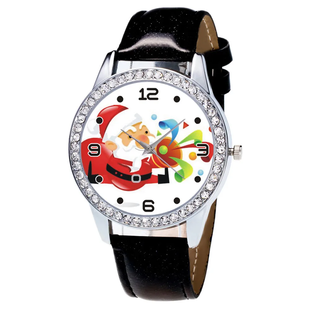 Women Watch Christmas Diamond Leather Band Analog Quartz Vogue Wrist Watches Gift Women's Watches Brand Luxury Fashion #4a16 Women Watch Christmas Diamond Leather Band Analog Quartz Vogue Wrist Watches Gift Women's Watches Brand Luxury Fashion #4a16