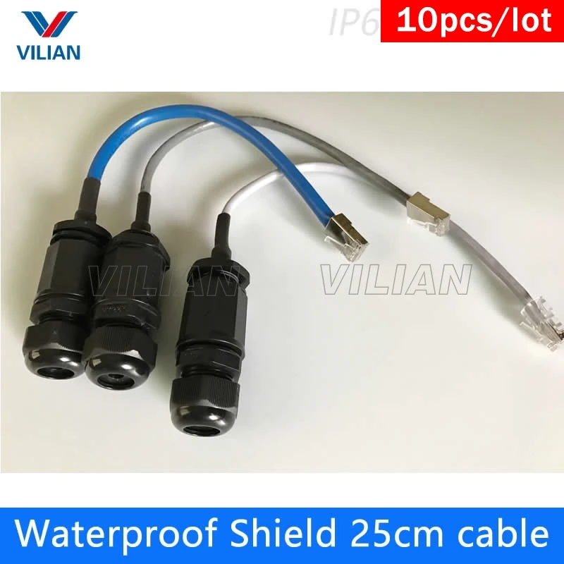 Водонепроницаемый разъем RJ45 M16 Ethernet интерфейс M20 сетевой адаптер LAN M22 CAT5E CAT6 M25