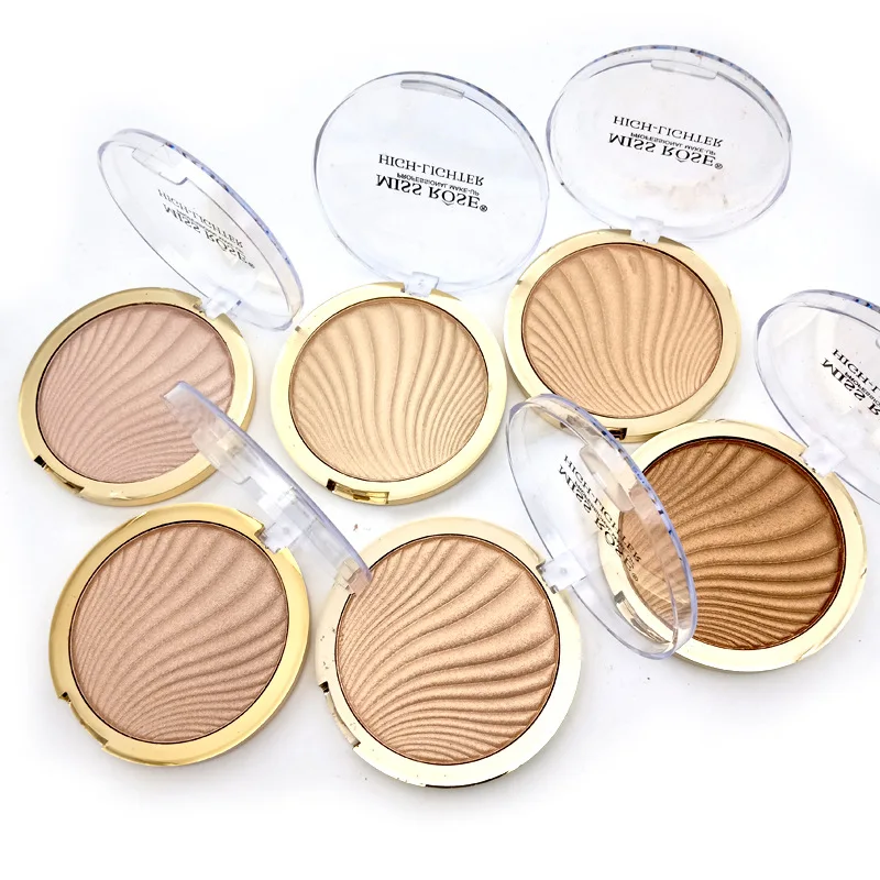 Miss Rose Glow Kit Highlighter Makeup Shimmer Powder Shell shape