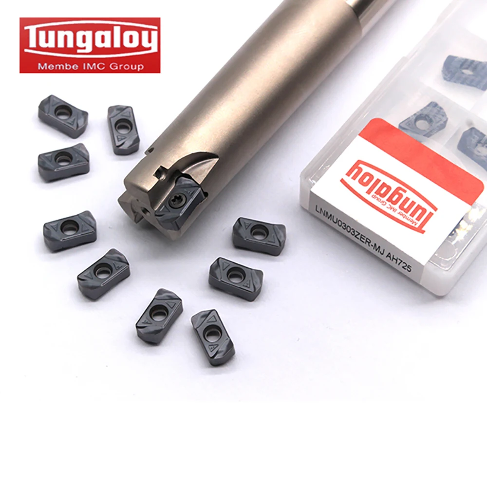Toolholding 10PCS New Tungaloy CNC Milling Insert LNMU0303ZERMJ AH725