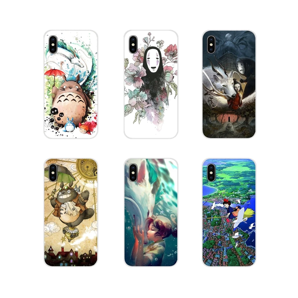 Studio Ghibli Ghiblies Тоторо аксессуары сумка чехол для Huawei Nova 2 3 2i 3i Y6 Y7 Y9 Prime Pro GR3 GR5 2017 2018 2019