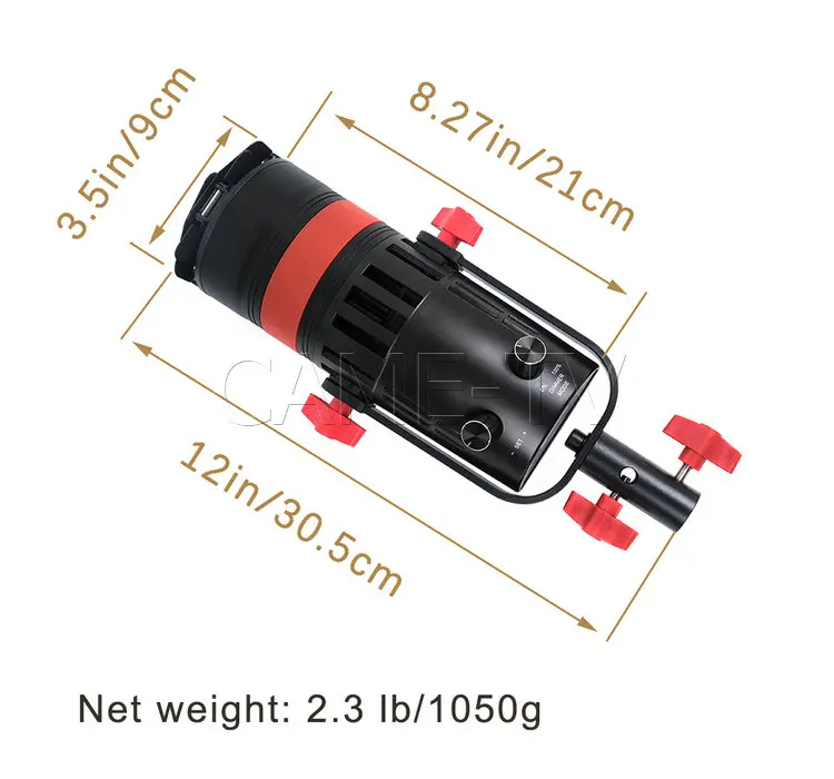 1 шт. CAME-TV Q-55W Boltzen 55 Вт высокий выход Fresnel Фокусируемый светодиодный дневной свет с сумкой