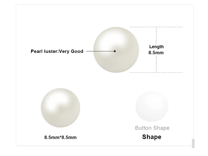 JPalace Freshwater Cultured Pearl Ball Stud Earrings 925 Sterling Silver Earrings For Women Korean Earings Fashion Jewelry