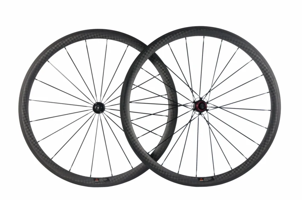 Sale 700C 38mm Clincher Bike Road Wheels Carbon Bicycle 12k Carbon Wheelset Ultra Light Chosen Carbon Hub Ceramic Bearing 2