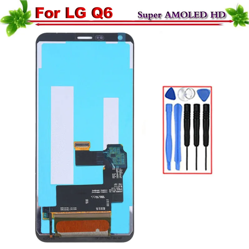 

5.5" for LG Q6 M700 M700 M700A US700 M700H M703 M700Y LCD Display Touch Screen Digitizer Assembly Replacement for LG Q6 LCD