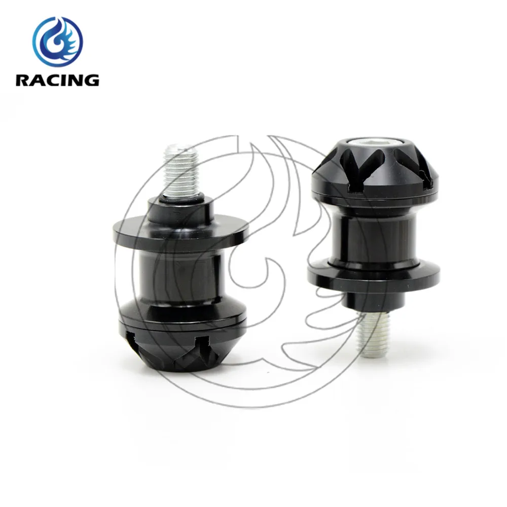 

GOOD QUALITY Motorcycle Swingarm Spools slider black stand screws CNC Billet Aluminum For BMW S1000RR HP4