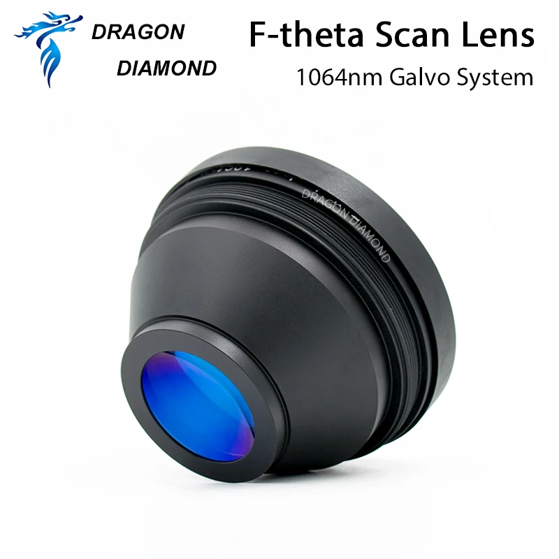F-theta сканирующая линза, полевая линза 1064nm 50x50-300x300 F63-420mm для 1064 нм YAG, волоконно-оптическая лазерная маркировочная машина, запчасти