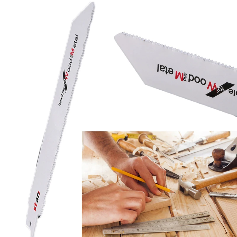 

1Pcs Reciprocating Saw Blades Woodworking Wood Fibreboard Metal Cutting Reciprocating Power Tools Cutter Tools Accessories