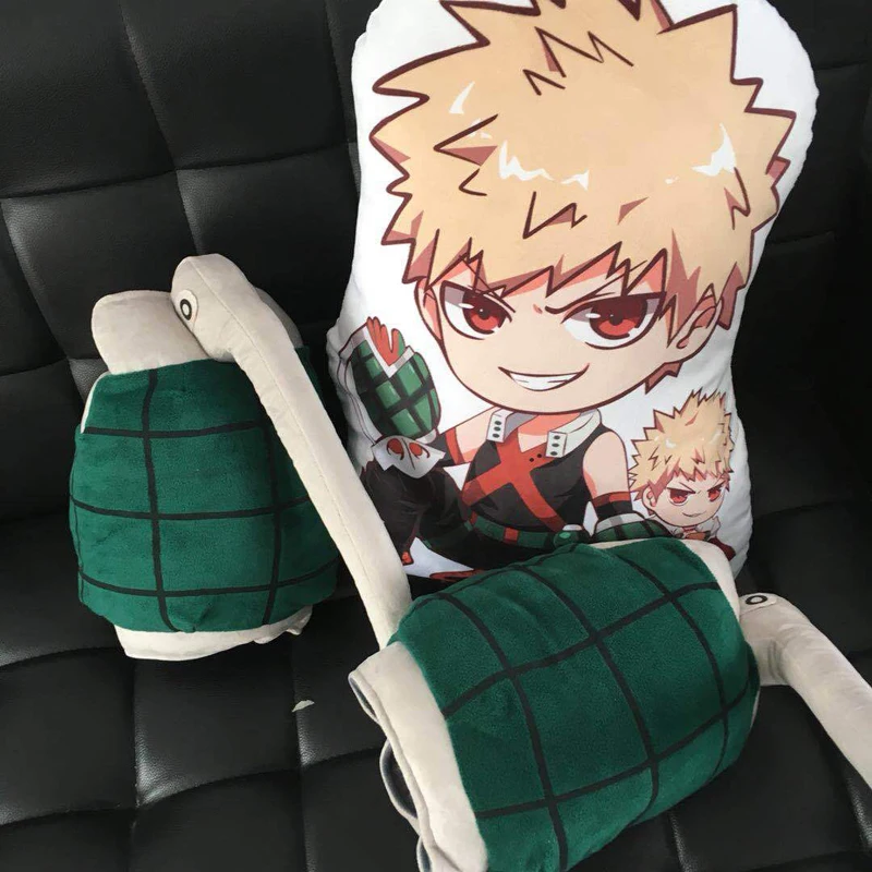 

My hero college anime around cos winter armor weapon props plush warm gloves
