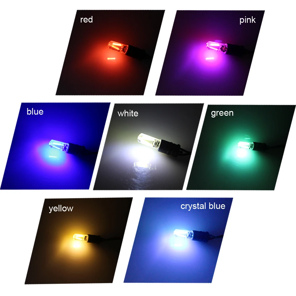 KEIN 10 шт. Canbus led car T10 w5w 194 силиконовые боковые габаритные огни внутренняя лампа для