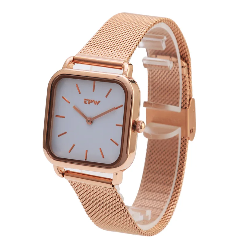 Causal Watches For Womens Leather Alloy Quartz Wrist Watch Clock Montre Femme square watch relogio feminino vintage