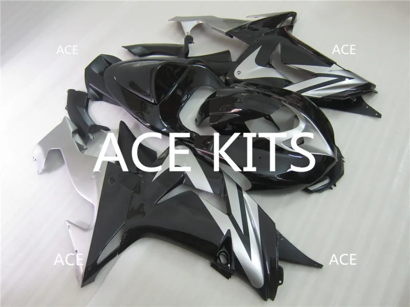 3 бесплатные подарки ABS Обтекатели комплект подходит для Kawasaki ZX10R ZX-10R 06 07 ZX-10R 2006-2007 10R черный d5