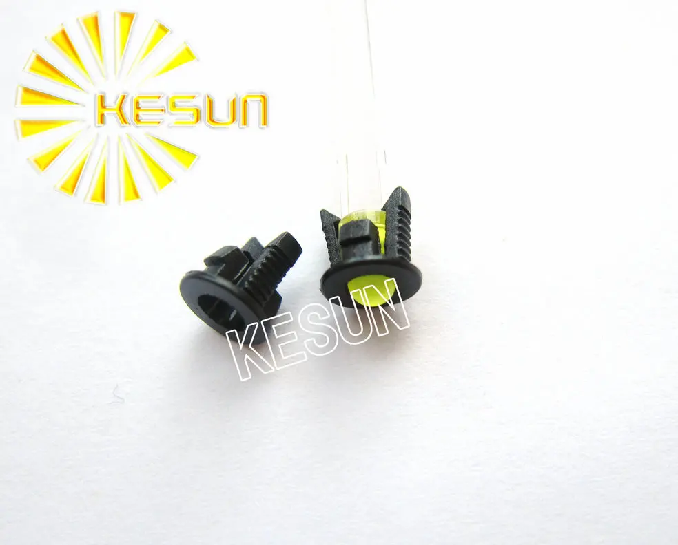 

1000 x 3MM Led Holder Plastic Black LED Connector Long Short Leg Buckle led Bezel Holder for 3mm Light-emitting Diode