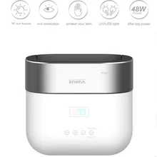Оригинальная Сушилка для ногтей SUNUV SUN3, 48 Вт, УФ-светодиодный светильник для ногтей с умным 2,0 таймером и памятью, невидимый ЖК-дисплей, таймер, сушка для ногтей