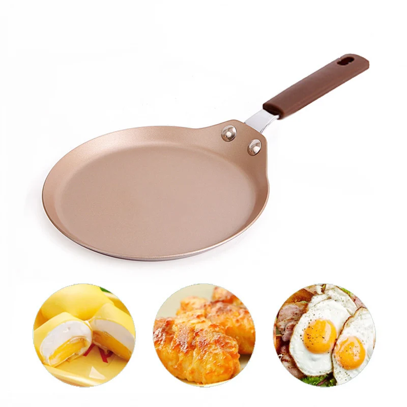 GFHGSD Non stick Breakfast Carbon Frying Pan with Carbon Steel Coating