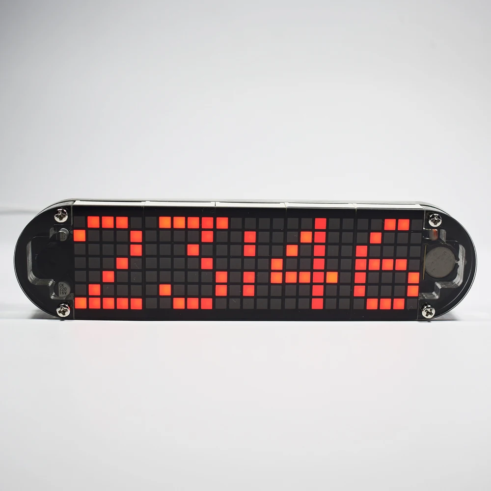 DS3231 Высокая точность многофункциональный светодиодный точка анимационные эффекты часы DIY Kit электрический продукт