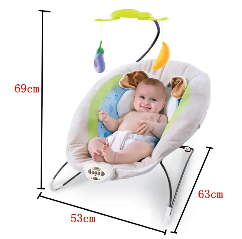 gray baby rocking chair