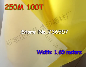 

165cm width Free shipping Cheap and discount 100T 250M polyester silk screen printing mesh 1 meter