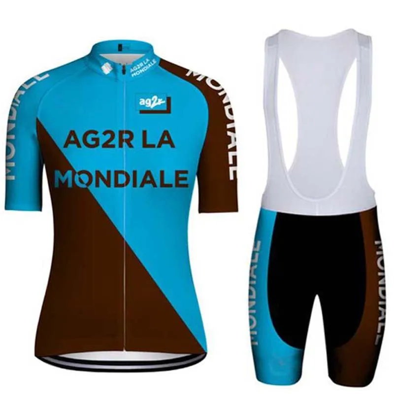 AG2R Pro велосипедная одежда велосипедные Джерси летние мужские велосипедные шорты набор дорожный велосипед майки костюм для езды на горном велосипеде - Цвет: 5