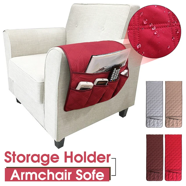 5 Pockets Bedside Storage Bag Organizer Sofa Organiser Table 5 Pockets Bedside Storage Bag Organizer Sofa Organiser Table Cabinet Holder For Tablet Magazine