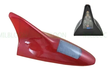 

LED Solar energy Strobe light Anti Rear end Shark fins decoration Antenna car Modified waterproof LED CAR roof Flash lights