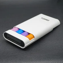 2016 New Style Geniun TOMO The power bank case V8-4 Fit For 4pcs 18650 Charger Baeria Casing Disply Diy Power Bank Caja Box