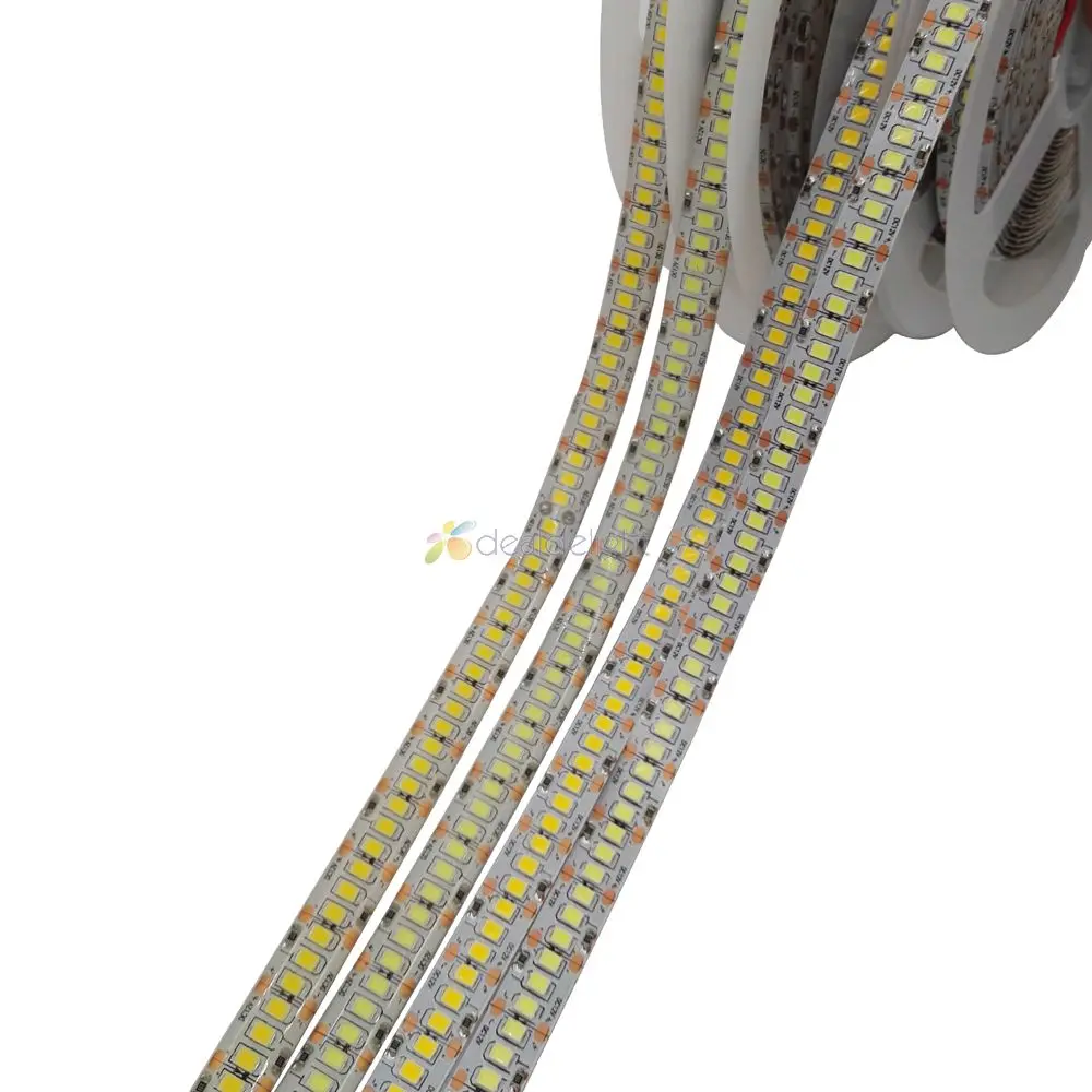 5m 2835 SMD 240 LED/m Светодиодная лента 12V Гибкая Однорядная белый/теплый белый цвет
