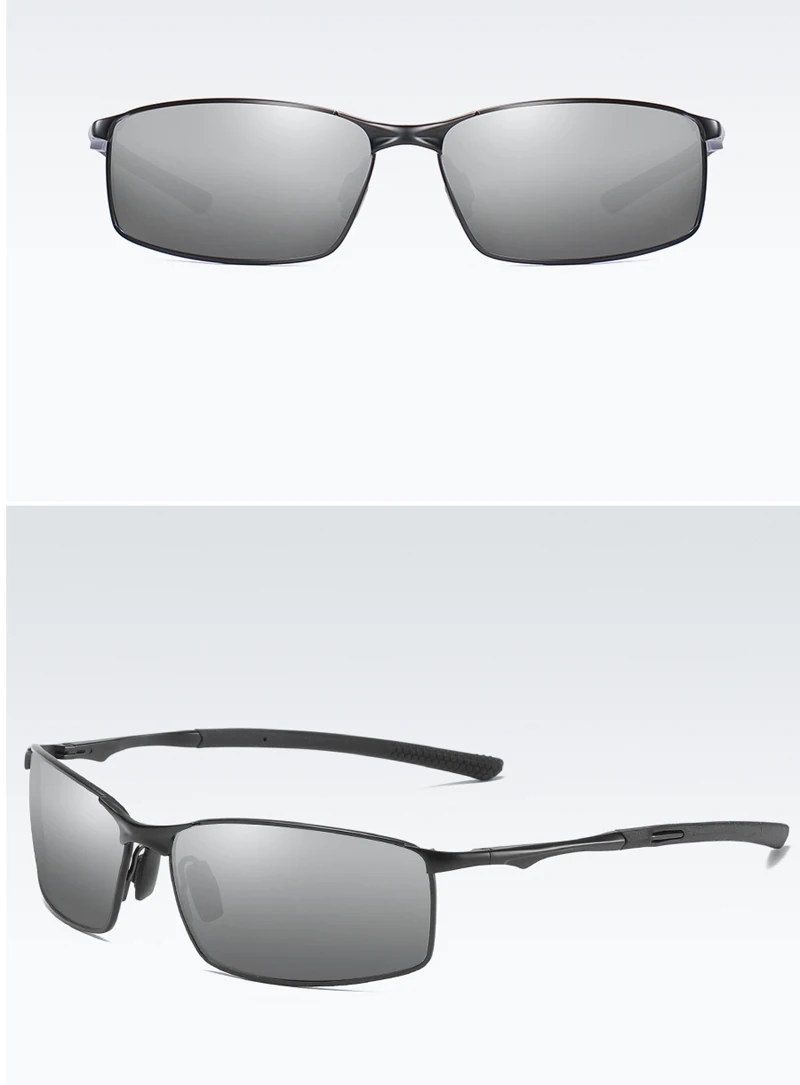 Rectangular Sunglasses Polarized Men detail (8)