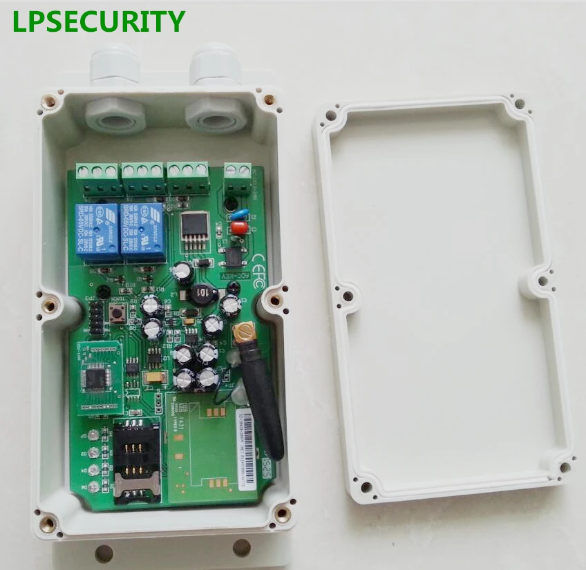 LPSECURITY 2 реле водонепроницаемый 2000 пользователей GSM GPRS ключ дистанционный двери