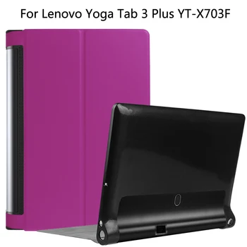

For Lenovo Tab3 Plus 10 slim stand PU leather cover case For Lenovo Yoga Tab 3 Plus YT-X703 10.1 inch tablet