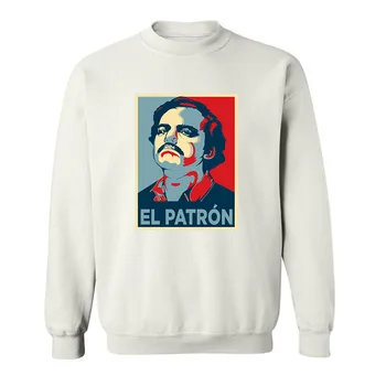 

New Arrive Funny Pablo Escobar El Patron funny Hoodies Sweatshirts for men