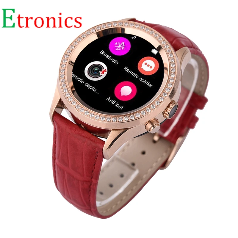 Free Shipping Smart watch diamond round no 1 D2 font b smartwatch b font Heart Rate
