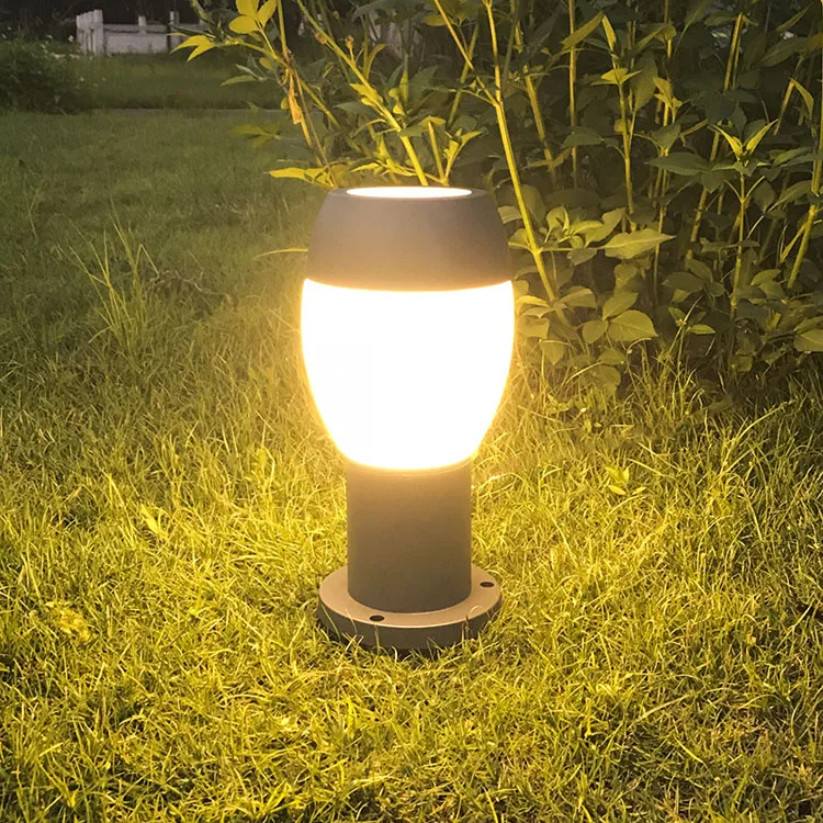 Independente e Design de Desenvolvimento Lâmpada de Cabeça de Alumínio Fundido ao ar Livre à Prova Água do Gramado Wecus Pesquisa Dwaterproof Coluna - 4 Luminárias gramado