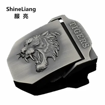 

Tactical belt buckle for men Tiger logo Alloy material Fashion male brand Fit Military Canvas Width 3.8cm Designer High quality