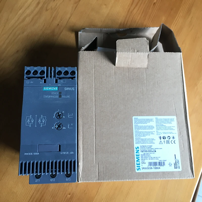 3RW3036 1BB04 двигатель мягкий стартер SIEMENS|Замыкатели| |