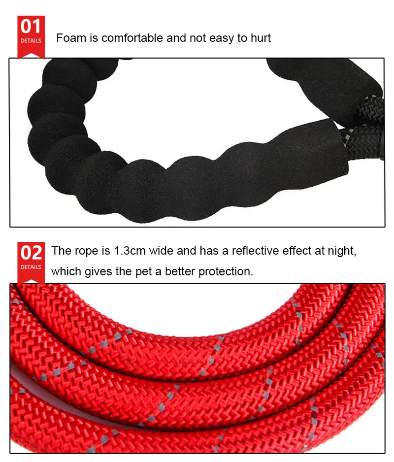 1,3 см ширина собачий нейлоновый поводок 145 см длина веревки поводок для собаки Светоотражающий Поводок для собак высокого качества