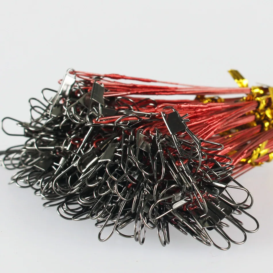 Hot Sale 20Pcs/lot Stainless Steel Coated Fishing Trace Lure Wire
