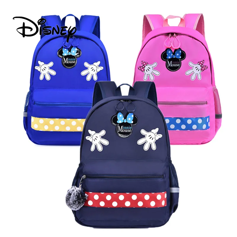 2019 disney Микки Маус школьный рюкзак Минни для мальчиков и девочек От 6 до 12 лет