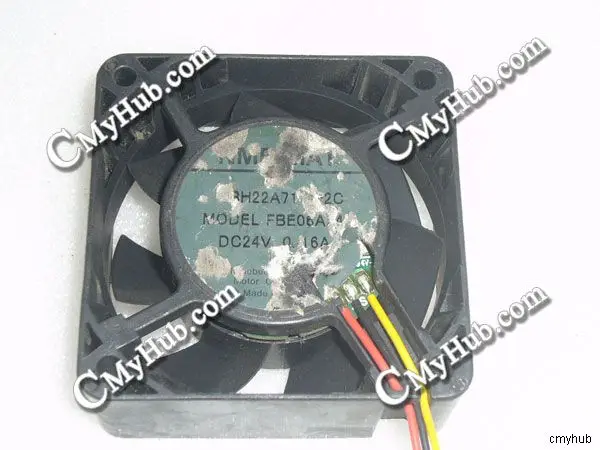 3-контактный 3-проводной охлаждающий вентилятор для Panaflo FBE06A24U DC24V 0.16A 6025 6 см 60 мм