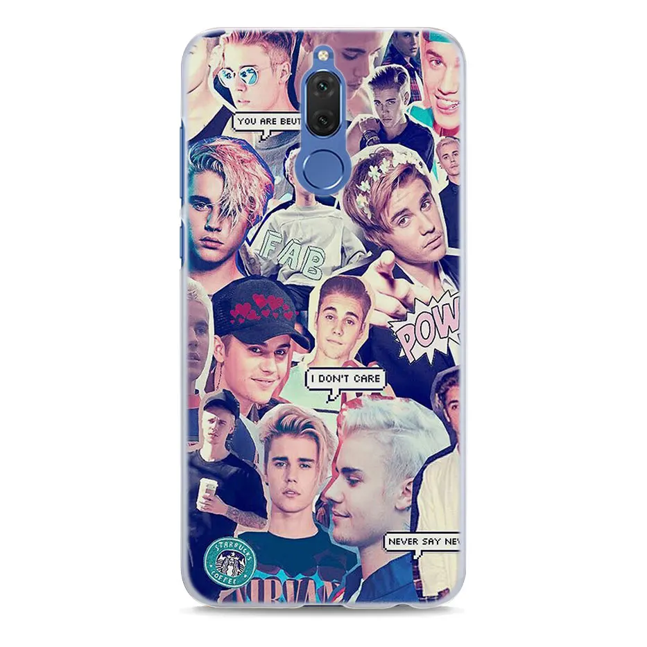 Justin Bieber Pattern Transparent hard Phone Case Cover for Huawei Mate 10 10 Lite 20Lite 9 P10 P20 Lite P Smart